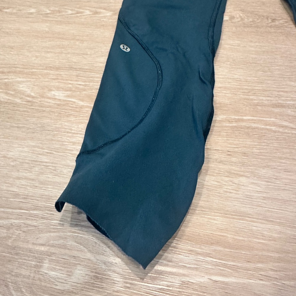 Lululemon dark teal leggings - Picture 4 of 5